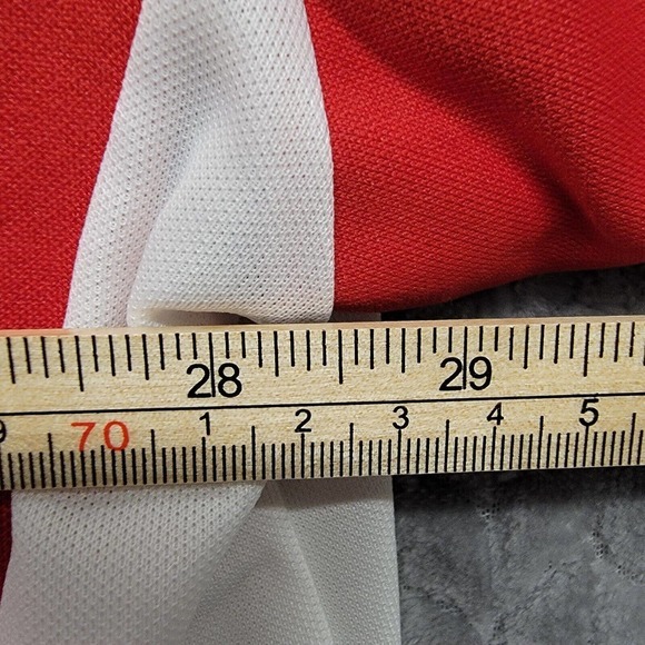 VTG Majestic Atlanta Hawks Hardwood Classics Shooting Jersey Shirt 3XL NBA Red - Picture 4 of 15